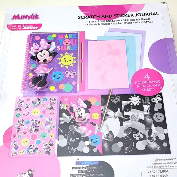 Scratch and Sticker Journal Mini Mouse - Picture 6 of 7